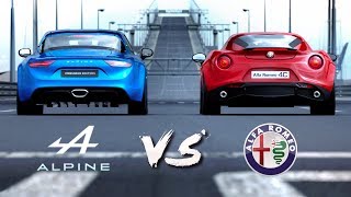 Alpine A110 VS Alfa Romeo 4C | Drag Race #5 (Gran Turismo Sport)