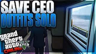 GTA 5 Clothes Glitch 1.34 *NEW* ''SAVE CEO BODYGUARD OUTFIT'' How to Save Rare CEO Bodyguard Outfit!