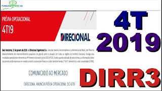 DIRR3 -  DIRECIONAL - ANÁLISE DA PRÉVIA DO 4 TRIMESTRE DE 2019#