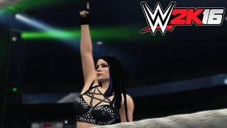 WWE 2K16 - X360 PS3 Gameplay (XBOX 360 720P) Paige vs Emma