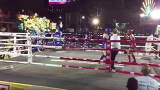 Виктория Евтушенко (Запорожье) досрочная победа на чемпионате мира по тайскому боксу