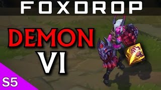 NEW DEMON VI SKIN - Jungle Gameplay - League of Legends