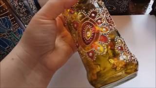 Украшаем бутылки и баночки. Роспись стекла для начинающих / Glass Painting for Beginners