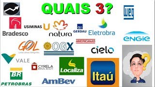 3 AÇÕES QUE TODO INVESTIDOR DEVE POSSUIR NA CARTEIRA!