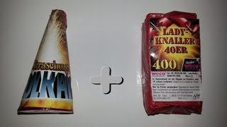 Weco Feuerwerk - Überraschungsvulkan + Lady-Knaller | Silvester 12/13 [1080p Full HD]