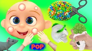 Wacky Pimple Popping Wednesday Cutting Open Wubble Squishy Slime Balls