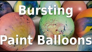 Paint Filled Balloons Go SPLAT