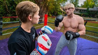 I ACTUALLY BOXED LOGAN PAUL! *EXCLUSIVE SPARRING FOOTAGE*