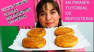 Recetas de cocina: Bombas dulces benaventanas sin horno, repostería casera facil video