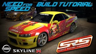 Need for Speed 2015 | Street Racing Syndicate Nissan Skyline Build Tutorial | How To Make