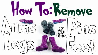 HOW TO: Remove body parts on Marvel Legends Spider-Man 6" action figures