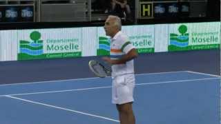 Mansour Bahrami/Michael Stich vs Henri Leconte/Fabrice Santoro-Great Tennis Fun!