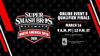 Super Smash Bros. Ultimate North America Open 2019 Qualifier Finals 3/16/19