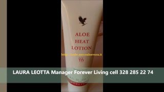 ALOE HEAT LOTION FOREVER LIVING PER DOLORI E CONTRATTURE MUSCOLARI