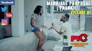MARRIAGE PROPOSAL PRANK (PRAIZE VICTOR COMEDY) EPISODE 91