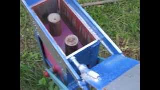 Станок по производству кирпича в домашних условиях..{mini brick plant)