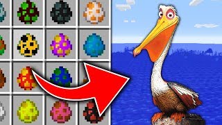 Я ПРИЗВАЛ ПЕЛИКАНА В МАЙНКРАФТЕ! НОВЫЕ ПТИЦЫ В MINECRAFT - ЗООГОРОД