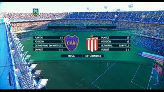 Fútbol en vivo. Boca - Estudiantes L.P. Fecha 7. Torneo de Primera División 2015. FPT.