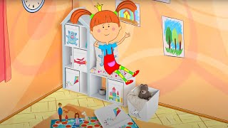 НОВИНКА! - Стеллаж домик для игрушек "Жила-была Царевна" для детей