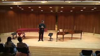 Christian De Luca - Graduation Recital - The Juilliard School, Morse Hall - May 8th 2018