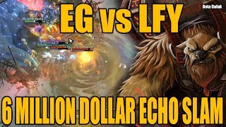 EG vs LFY 6 MILLION DOLLAR ECHO SLAM LFY giving EG TI5 Flashback - MDL 2017 Dota 2