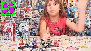 LEGO: SL toys BATMAN-MINION and SPIDER MAN-MINION Игрушка Конструктор SL8921на Sonya TV.