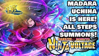 *Madara Uchiha* Legendary Shinobi step up Summons! | Naruto X Boruto Ninja Voltage