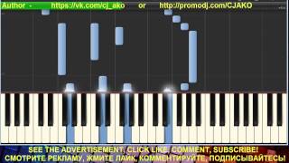 CJ AKO Тебе Synthesia Ноты Красивая мелодия Piano relaxing music на пианино Музыка для души сна