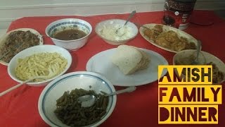 Amish Family Dinner