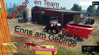 FS15 | Enns am Gebirge : Ensilage en Team ! Partie 2.