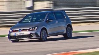 VW Golf GTI Clubsport (2016) Test Drive on Race Track