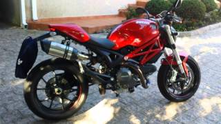 Ducati Monster 796 - Mivv Suono exhaust, without DB-Killer