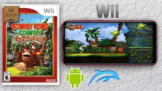 Donkey Kong Country Returns Wii [Dolphin MMJ] Android [Snapdragon 660] with Settings