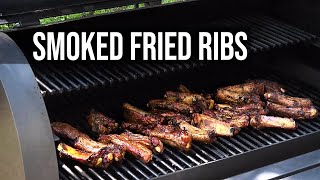 Smoked Fried Ribs by the BBQ Pit Boys