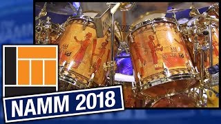 L&M @ NAMM 2018: Nicko McBrain's Book of Souls Drum Set Tour