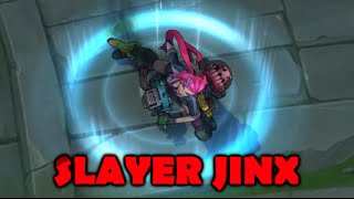 Slayer Jinx Skin Spotlight Gameplay - League of Legends (Harrowing 2015)