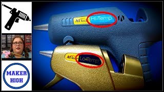 High or Low Temp Glue Guns? (40w vs. 60w) -  Melting points, wattage & uses