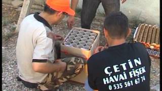 Cetin Av Havai Fişek Gösterisi(Manisa-Alaşehir Turkuaz Düğün Salonu)