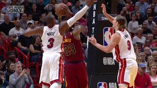 Relive All Of D-Wade & Lebron James' Blocks On Each Other!