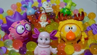 Сюрпризы в шариках орбиз! Фиксики, Лунктик, Смешарики, Маша и другие