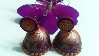 Paper earrings,Origami flower,Paper quilling,earrings designs,earrings models