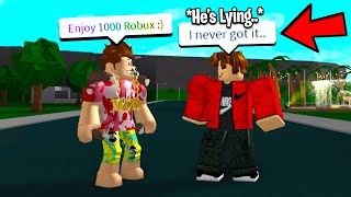 HONESTY EXPERIMENT I Gave Him FREE ROBUX But He Said I DIDN'T.. (Roblox)