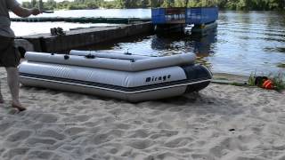 Сборка надувной лодки Мираж 320B, Энерджи