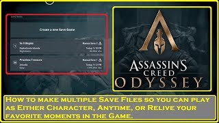 Assassin's Creed® Odyssey- How To Make Multiple Save Files
