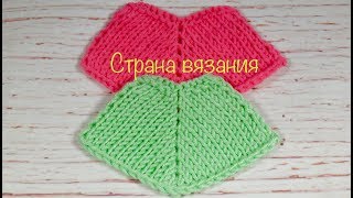 Вязание спицами. Простые линии реглана - 2.