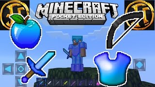 Minecraft PE 1.0.0 Texture Pack 64x64 For Ios & android (Cholo's Blue Huahwi Edit)