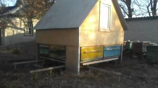 Класс! Сон на ульях  Строительство домика.