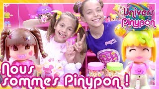 Défi avec le nouveau PINYPONISATEUR ??‍♀️ Lara et Mara créent leur propre PINYPON PERSONNALISÉE