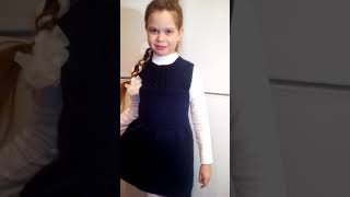 Школьный сарафан для девочки спицами.Простой и стильный/Другая жизнь с Ольгой