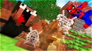 НУБ ПРОТИВ ЧЕЛОВЕКА ПАУКА В МАЙНКРАФТ ТРОЛЛИНГ ПАУТИНОЙ НУБ ПРОТИВ ПРО МУЛЬТИК SPIDERMAN MINECRAFT